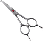 FOGOSP curved dog grooming scissors front view professional pet trimmer