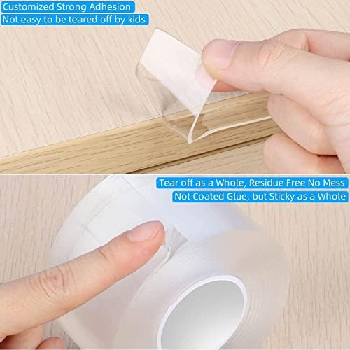 MILEQEE furniture bumper showing transparency and flexibility