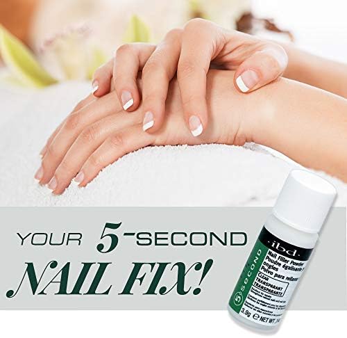 Clear filler powder for professional nail split reinforcement