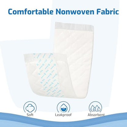 SUNKISS adult incontinence diaper insert pads showing the flow through design layout