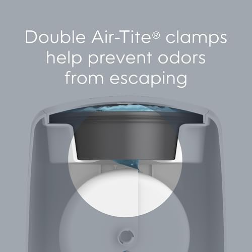 Close up of Diaper Genie carbon filter for nursery odor control