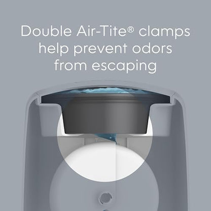 Close up of Diaper Genie carbon filter for nursery odor control