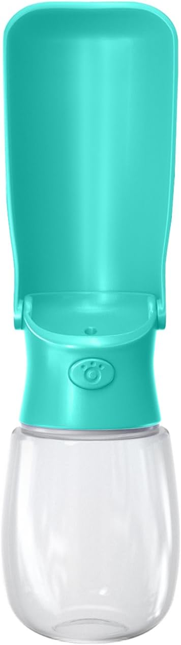 WePet Foldable Portable Dog Water Bottle Puppy Water Dispenser with Drinking Feeder, 12 OZ, High-Temperature Resistant Leak Proof for Pets Outdoor Walking, Hiking, Travel, Food Grade Plastic BPA Free - Image 9
