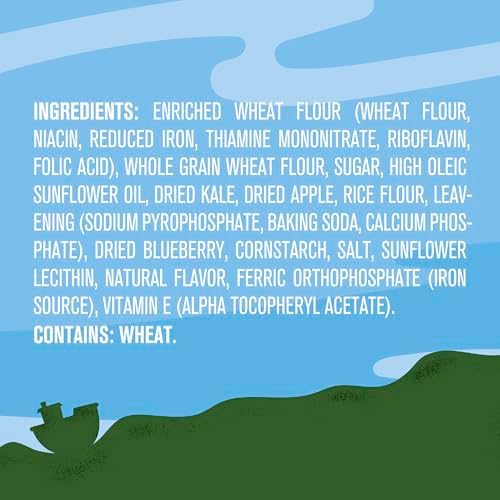 Gerber Ocean World Cookies nutrition facts panel highlighting iron content
