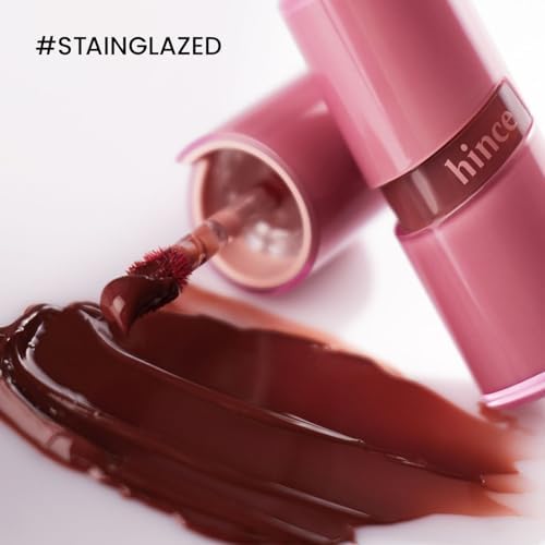 HINCE Raw Glow Lip Tint - Stain Glazed, Glossy Dewy Lip Gloss, Non Sticky & Long Wearing for Natural Glass Glow, Hydrating, Moisturizing Liquid Lipstick, Vegan, 0.13 fl.oz. (CHAI, 11) - Image 5