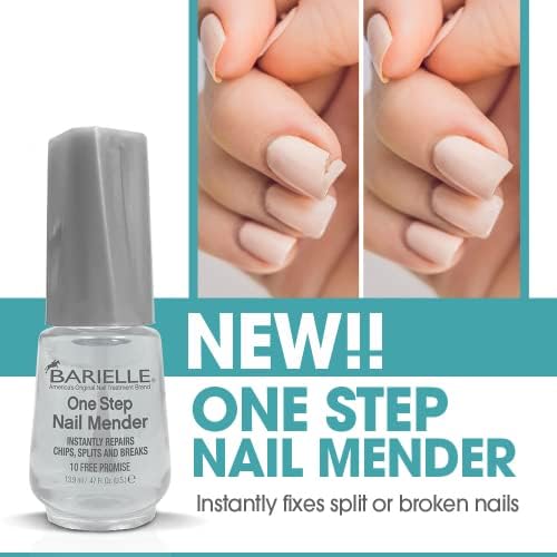 Barielle One Step Nail Mender packaging showing 10-free vegan formula