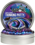 Close up of the metallic copper and red tones visible in the therapeutic hand putty under natural light.