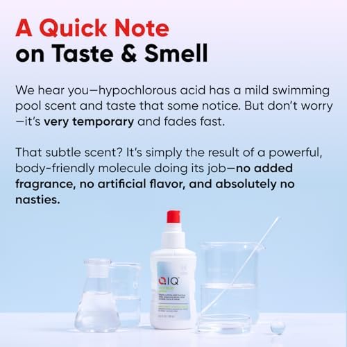QIQ high purity hypochlorous acid non aerosol spray bottle top nozzle design