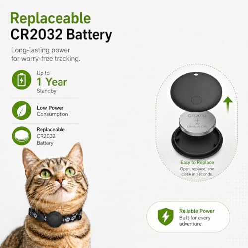 Demonstration of the MDTZULIK cat tracker collar highlighting the zero monthly fee tracking solution interface.