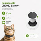 Demonstration of the MDTZULIK cat tracker collar highlighting the zero monthly fee tracking solution interface.