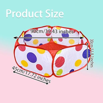 Small Animal Playpen, Portable Guinea Pig Playpen Pet Cage Tent, Waterproof Pop-up Open Pet Tent Metal Wire Yard Fence for Hamster Indoor Outdoor Exercise (Red) - Image 3