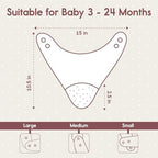 Four pack bundle assortment of the Bazzle Baby Denim and Sage Peyton teething bib collection