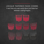 Remington hair clippers handle grip and adjustable taper lever