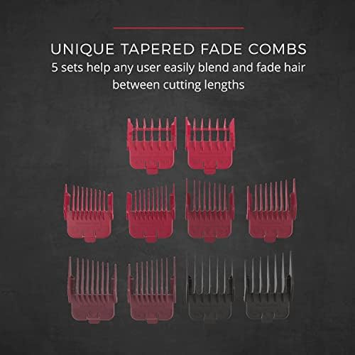 Complete Remington self fade haircut kit accessories including scissors cape brush and storage case.