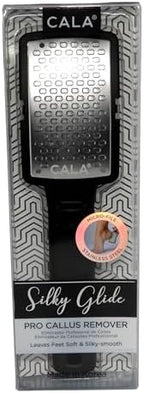 Cala black foot file for dead skin removal with ergonomic handle