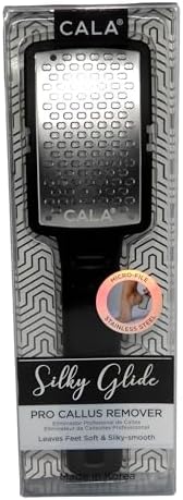 Cala black foot file for dead skin removal with ergonomic handle