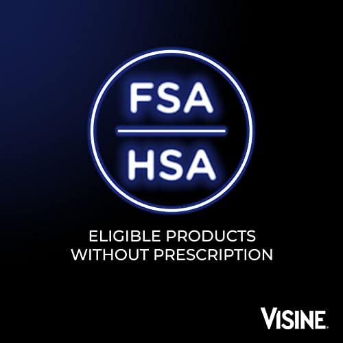 USA imported Visine eye drops for fast-acting 30 second redness relief.