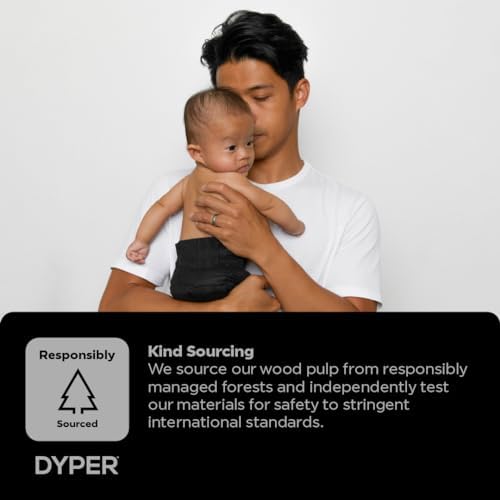 Authentic USA imported eco friendly diaper packaging displaying size five specifications