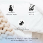 Pjur Med Clean 100ml bottle with antibacterial ingredients for sensitive skin