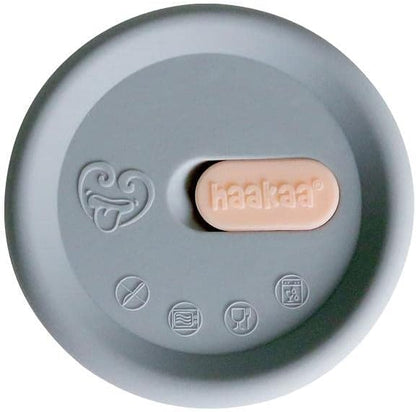 Haakaa leak proof silicone breast pump cap front view