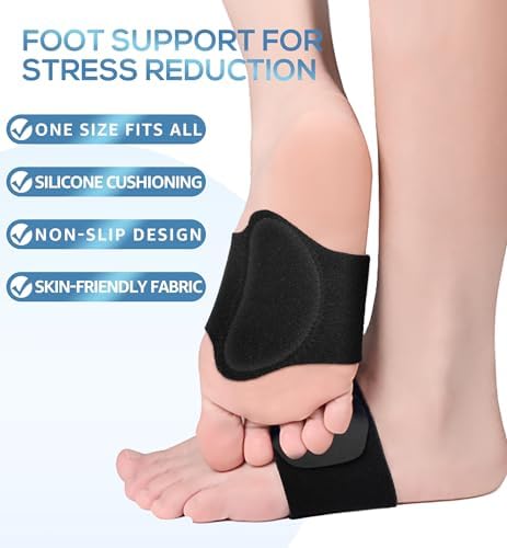 Close up of the soft silicone gel pad inside the arch wrap for cushioning.