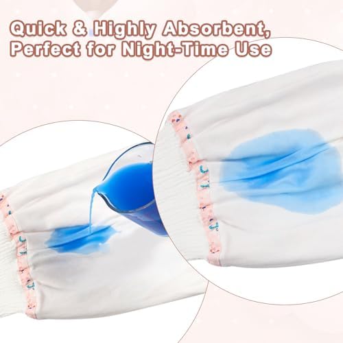 Interior view highlighting the soft cotton lining and triple layer protection of the reusable potty training underwear.