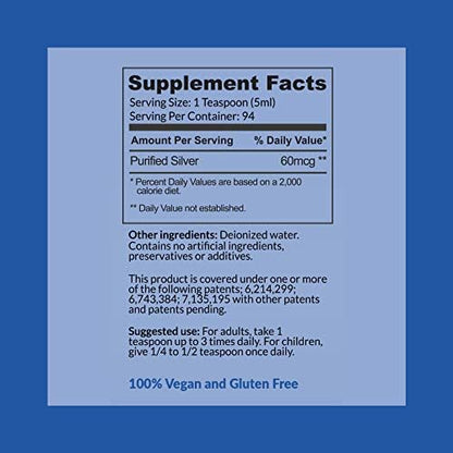 Doctor Recommended authentic USA imported colloidal silver liquid bottle for personal care