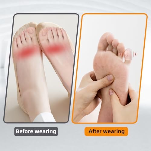 Soft clear little toe sleeves applied on foot demonstrating flexible medical grade silicone material