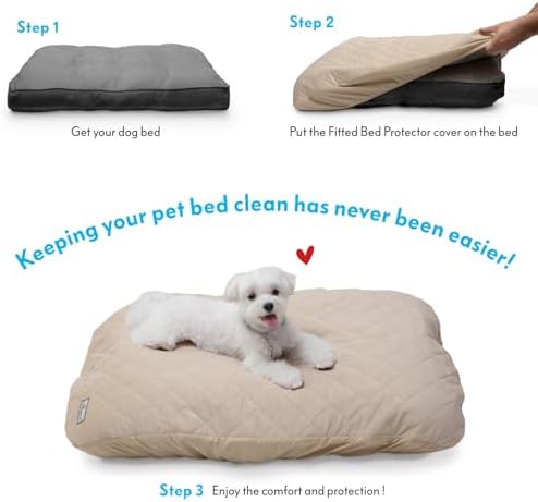 Packaging details of the Paw Inspired authentic imported waterproof pet mattress cover