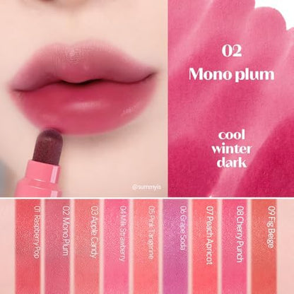 ETUDE Korean makeup long lasting lip stain swatches