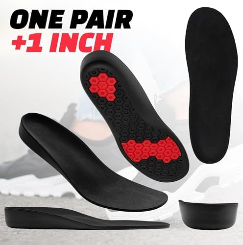 Side profile of Benoo elevator insoles for height gain.