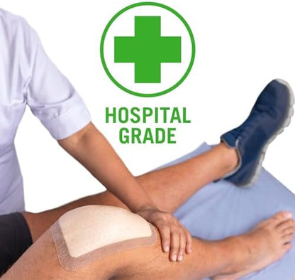 Hospital grade silicone adhesive dressing for surgical incision recovery