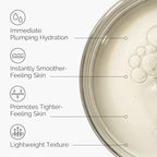 Multi-layer hydration serum that may reduce appearance of fine dry lines