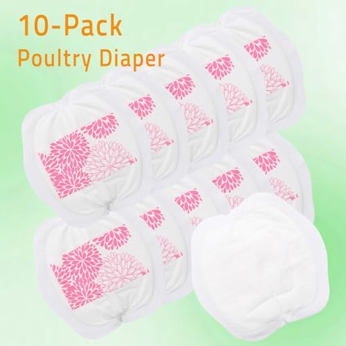 Yesito adjustable chicken harness and diaper set layout