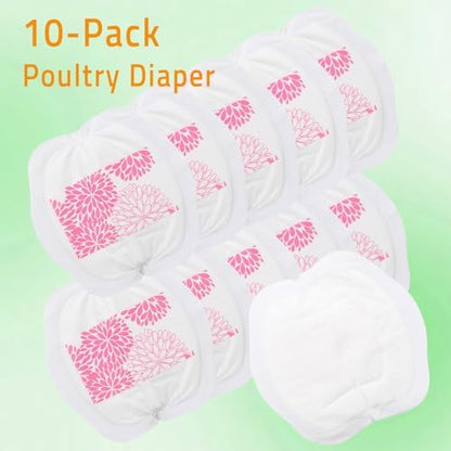 Yesito poultry diaper harness with 6 foot leash