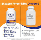 OmegaVia DHA prenatal vitamins bottle angled view