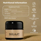 Lifestyle image of authentic shilajit resin supplement setup