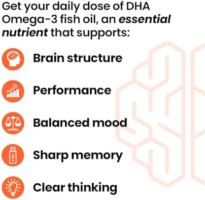 Authentic imported LifeSeasons NeuroQ Memory DHA 400 softgels for cognitive performance and focus support.