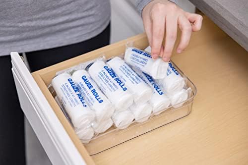 First aid kit essentials featuring Gauze Care stretch bandage roll