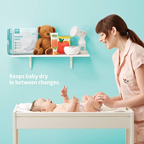 Close up of Medline baby diaper doubler adhesive strip