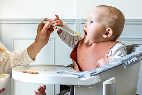 Premium weaning spoons for babies featuring gentle material for sensitive gums