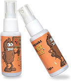 Two pack packaging of Hensgaukt extra strong novelty prank spray with clear warning labels.