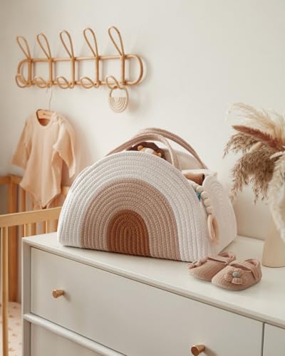 Top down view of Blissful Diary baby caddy interior organization