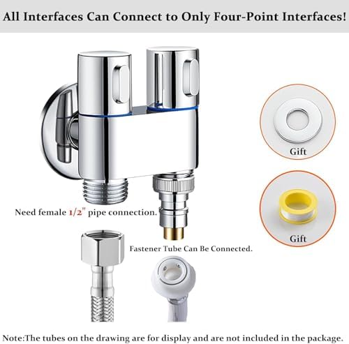 Sytongtong bathroom bidet sprayer kit with brass valve