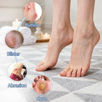 Ultra thin hydrogel cushion placement on a foot for shoe friction defense