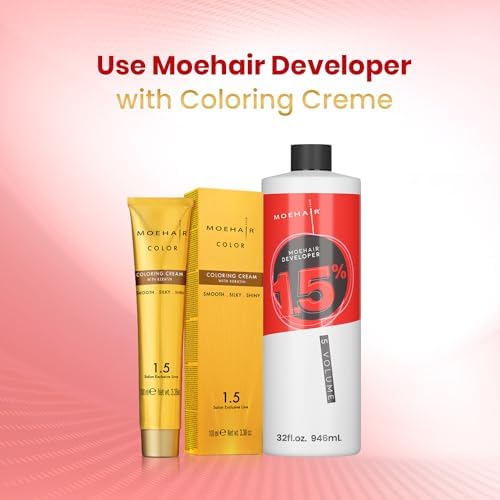 Moehair creme developer packaging details