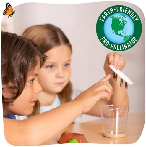 Insect Lore Raise and Release Butterfly Garden Kit – Caterpillar Habitat with redeemable Voucher – STEM-accredited Butterfly Growing Kit for Kids, Classrooms, and Homeschool Learning - Image 3