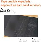 Cat avoiding furniture protected with clear training tape