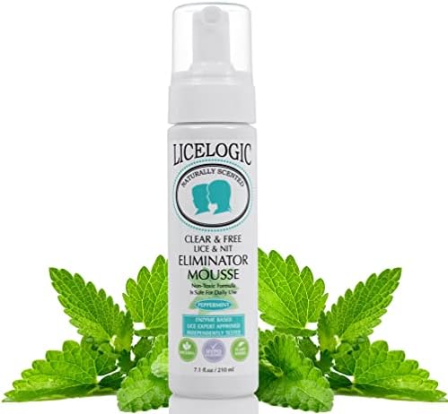 LiceLogic non toxic plant based lice enzyme foam for kids