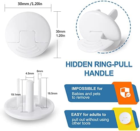 Close up of PRObebi electrical socket safety plug handle